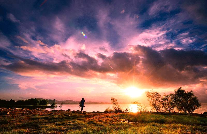 最新热段子，自然美景的治愈旅行，启程寻找内心的平和